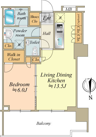 全部屋収納付きのお部屋です
