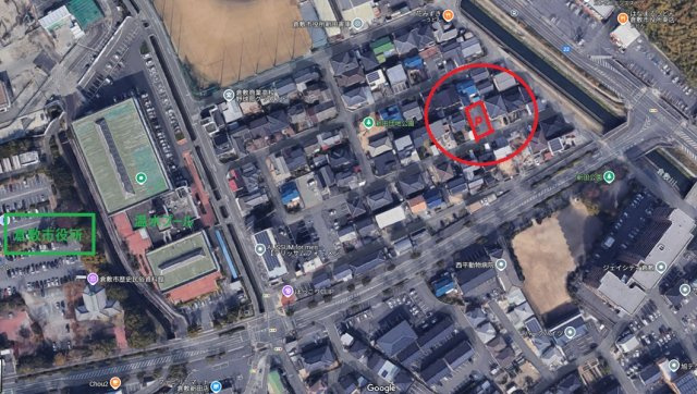 永山駐車場の地図