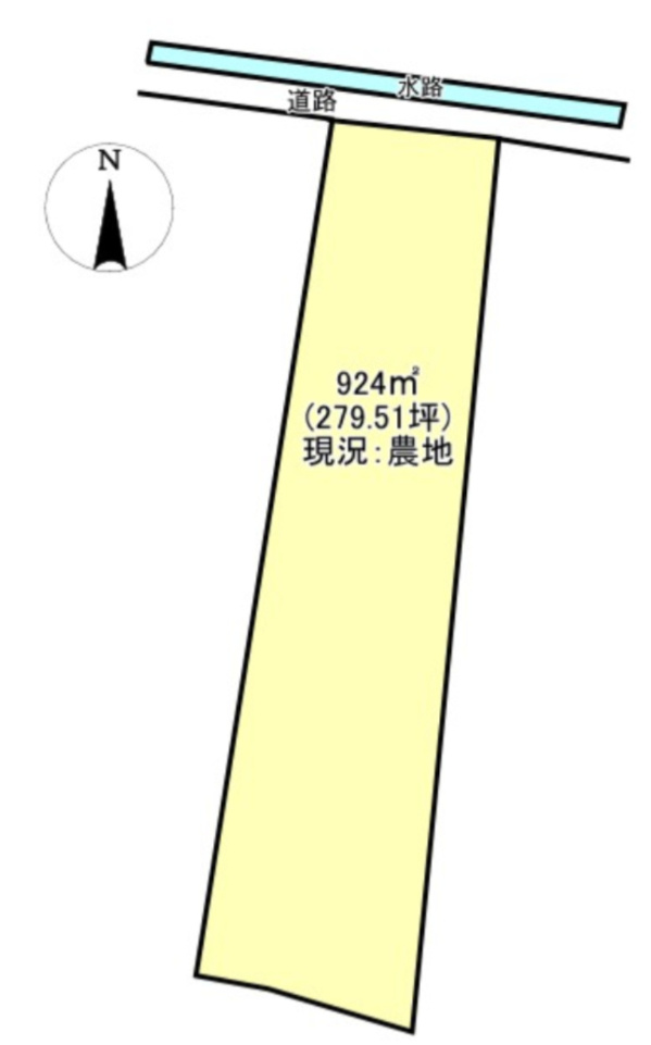 売土地の土地図