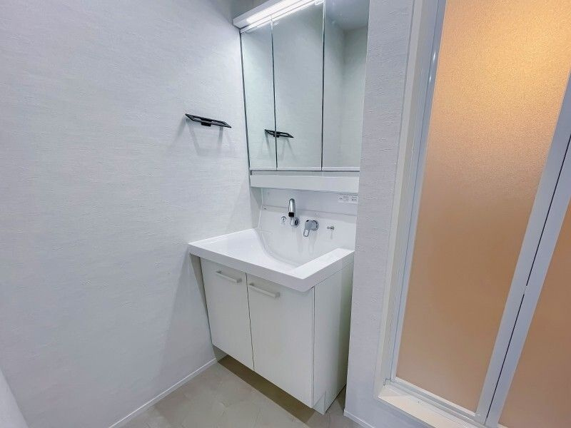 フリージアおおたかの森 の洗面所