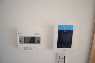 【セキュリティ】 | 安佐北区亀山２（河戸帆待川駅）C棟【築後未入居物件】 | ＴＶモニター付きインターホンで防犯対策も安心です。