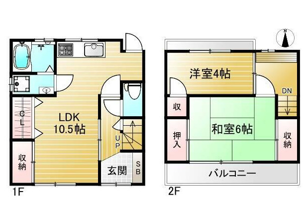 粟田口鳥居町戸建の間取り