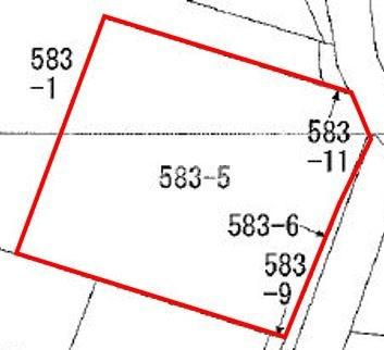 花巻市西宮野目第1地割　土地の土地図