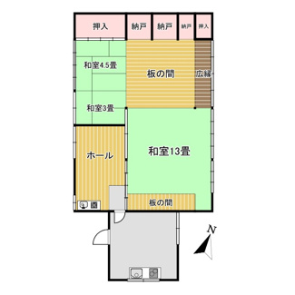 【間取り】 | 丹波市市島町戸平　作業場
