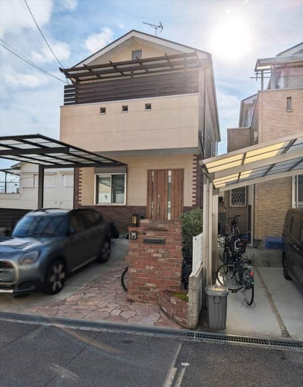 岡山東2丁目　中古一戸建ての外観|新しい生活にいかがでしょうか？外観はお住まいの顔になります。こだわりたいポイントですね。外壁塗装や屋根塗装のご相談も承っております。
■現地内覧・資金計画相談・住宅ローン相談もお問合せ受付中■