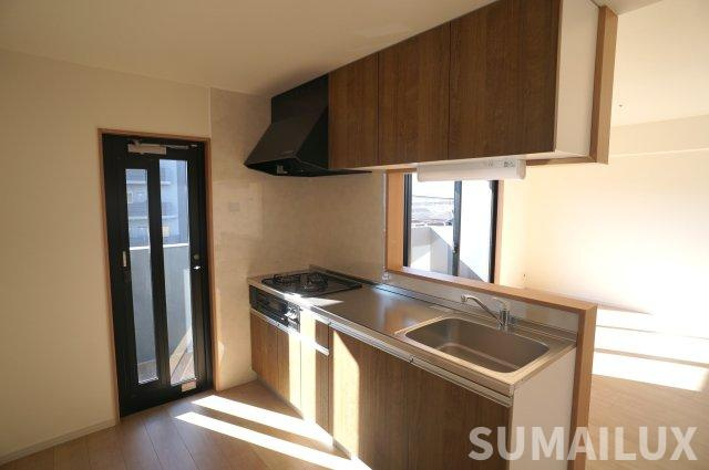 熊本市北区清水東町の賃貸マンションのキッチン