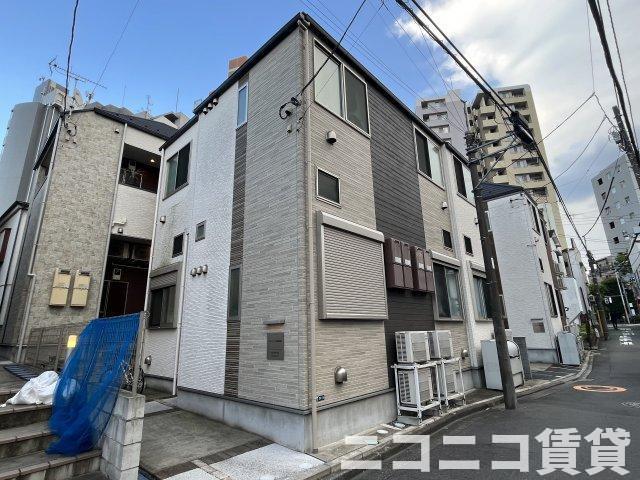 新宿区高田馬場３丁目のアパートの外観