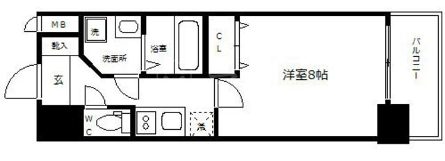 ルーエ天満橋の間取り