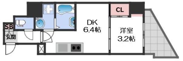 【間取り】 | セレニテ難波ミラク参番館