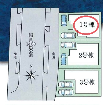 【区画図】 | ファーストタウン大津市第１御陵町 | 区画図
