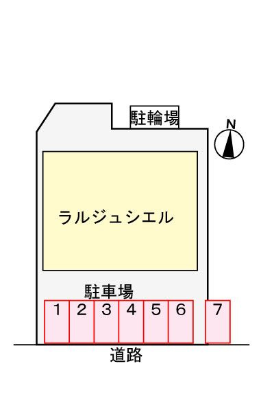 ラルジュ　シエル　　刈谷市の賃貸ならクラスホーム刈谷店の駐車場
