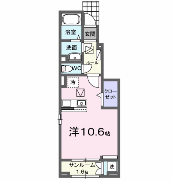 ベル　クロッシュの間取り