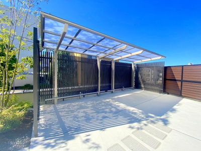 【その他共用部分】 | ジェンティーレ伍番館 | 駐輪場は屋根付きですので、雨の日も困りません！