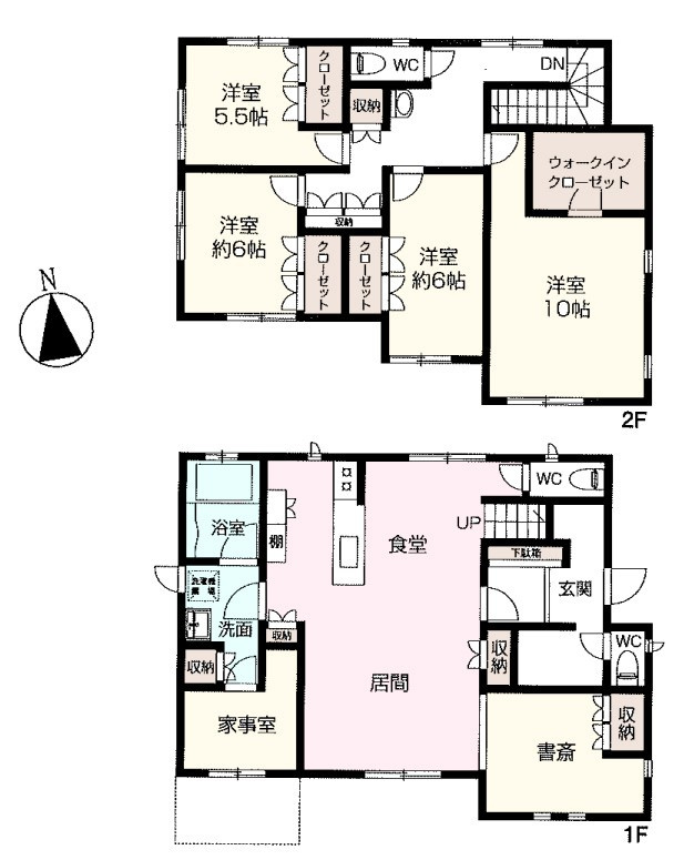 【中古戸建】児玉郡美里町阿那志の間取り|■間取り