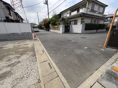 【前面道路含む現地写真】 | 越谷市平方南　売地　 | ぜひ現地をご覧いただきたいです♪
静かな環境に車両通りの少ない道路♪