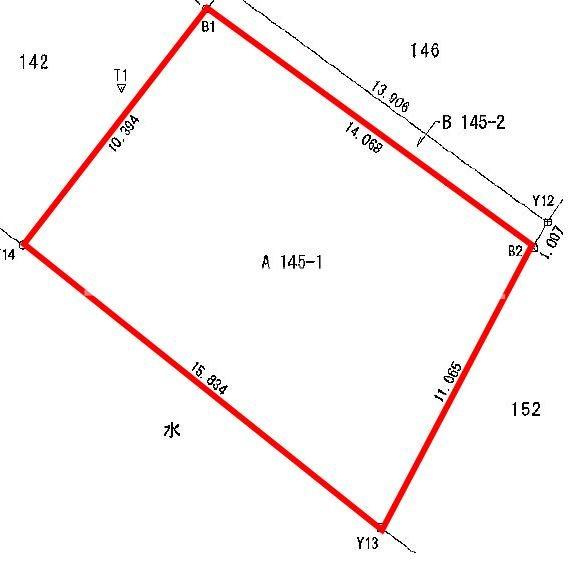 花巻市東和町土沢8区　土地の土地図