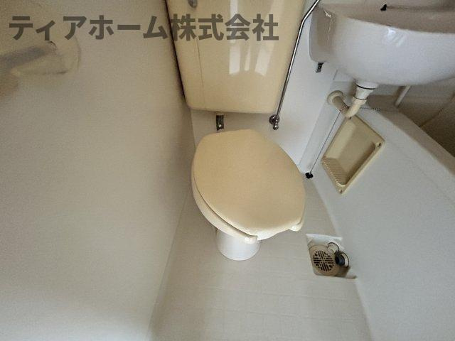みすずコーポⅢのトイレ|ゆったりとした空間のトイレです