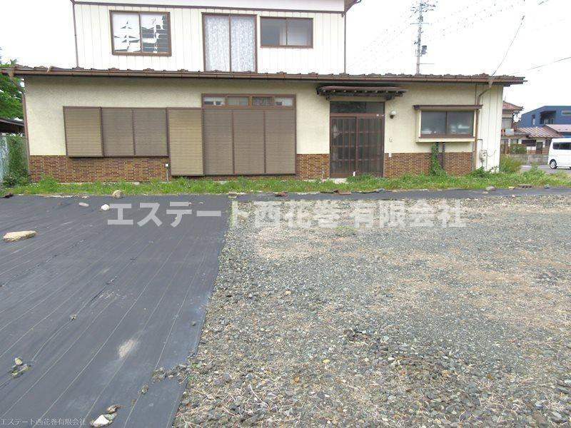 花巻市石鳥谷町好地第8地割　土地の外観|敷地内南側から北側の景色