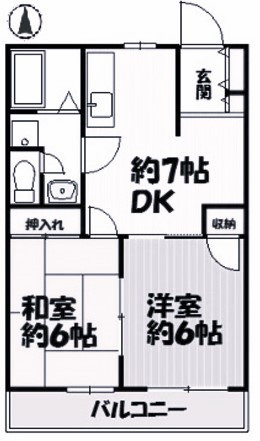 【間取り】 | ヴィアーレＦ