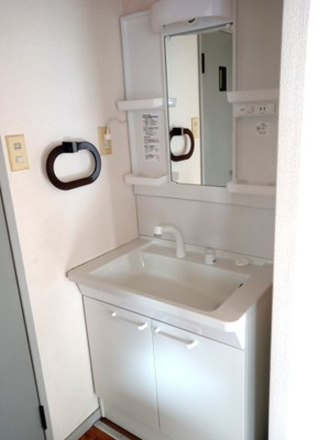 【洗面所】 | サンビレッジかねひらC棟 | 洗髪洗面化粧台