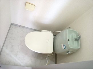 【トイレ】 | サンビレッジかねひらC棟 | 温水洗浄暖房便座