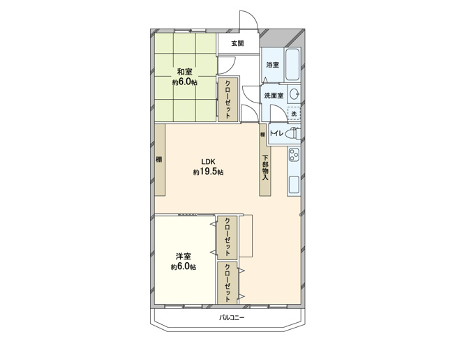 【間取り】 | サニーハウス明石
