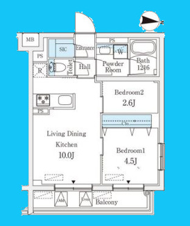 【間取り】 | ラティエラ品川西大井 | ラティエラ品川西大井