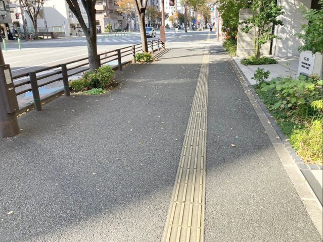 クリオ渡辺通アーバンマークスの周辺|前面道路です！