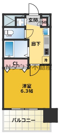 【間取り】 | プレサンス名古屋城前ラバンカ | 間取りです。