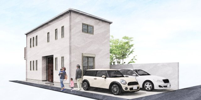 白山一丁目戸建のエントランス