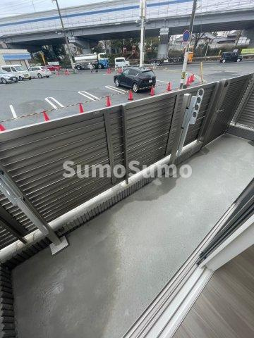サンパティーク東町のバルコニー|広々としたバルコニーです