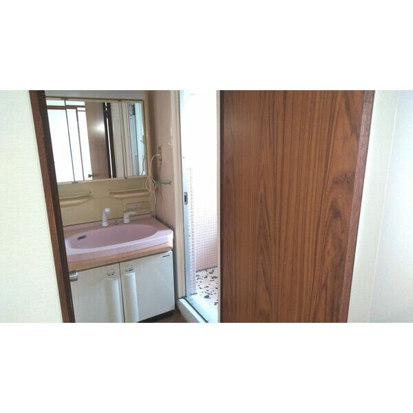 松降コーポラスの洗面所