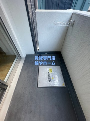 ラシュレエグゼ難波南のバルコニー|バルコニー付きです