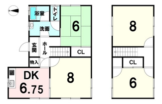 【間取り】 | 北葛城郡王寺町本町2丁目