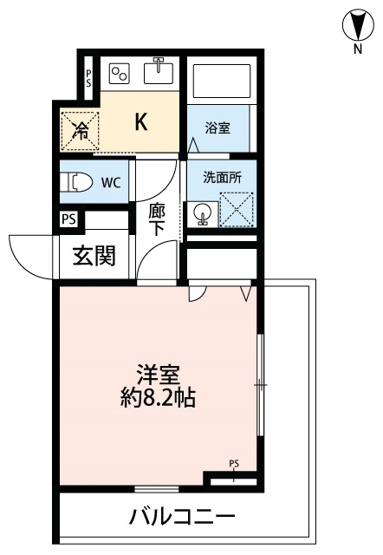 【間取り】 | シャルムＳ岡崎