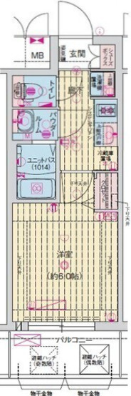 【間取り】 | プレサンス新深江ディレット