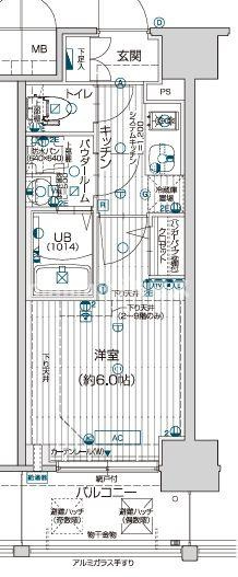 エスリード弁天町桜通レジデンスの間取り