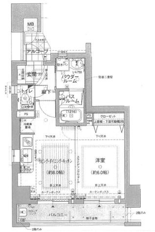 エステムプラザ梅田・扇町公園パークランドの間取り