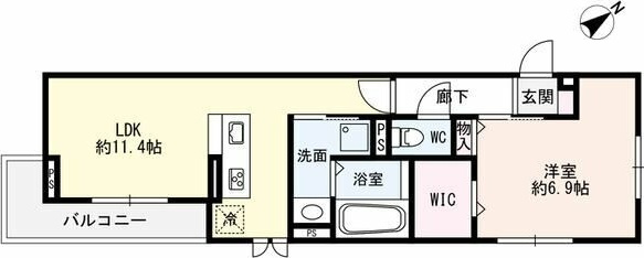 ラ・カシェット　　刈谷市の賃貸ならクラスホーム刈谷店の間取り