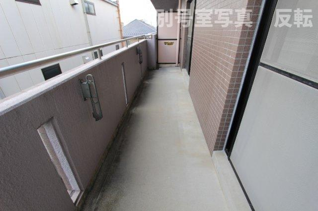 ハピネス八光のバルコニー