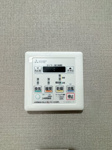 【設備】 | グランピアマンション箱崎Ⅷ☆仲介手数料無料☆ | 浴室暖房、乾燥機能付きタッチパネル♪冬の冷たい朝の洗濯やお風呂も安心、安全に使えますね(＾＾)