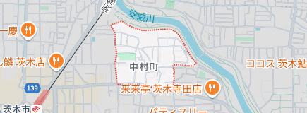 アート茨木Ⅱの地図