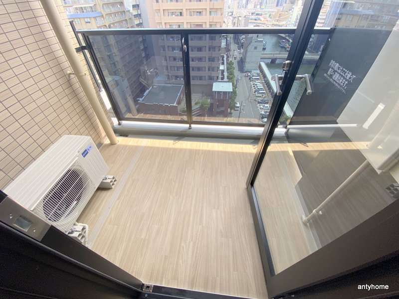 RJRプレシア南堀江　仲介手数料無料のバルコニー