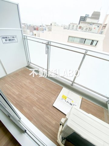 レオンコンフォート難波リオのバルコニー