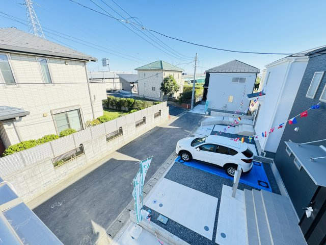 八潮市伊勢野新築戸建の展望|バルコニーより道路側眺望