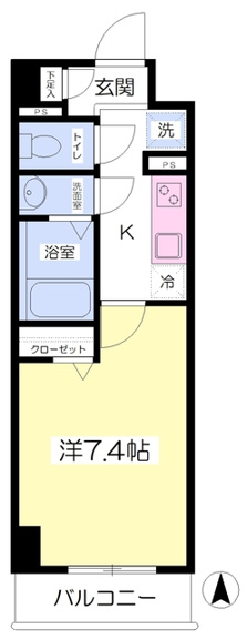 単身向け洋室のお部屋です！