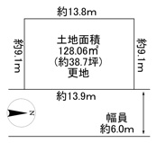 川西市清和台東2丁目　33号地　建築条件無土地の画像