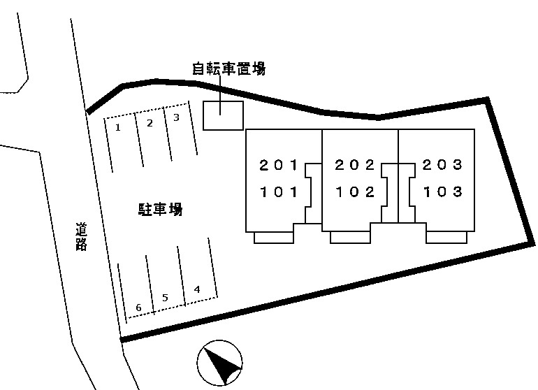 フロイエンハイムの区画図