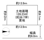 川西市清和台東2丁目　35号地　建築条件無土地の画像