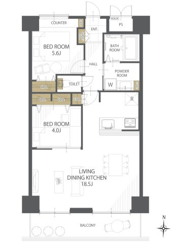 【間取り】アパガーデンコート西方 